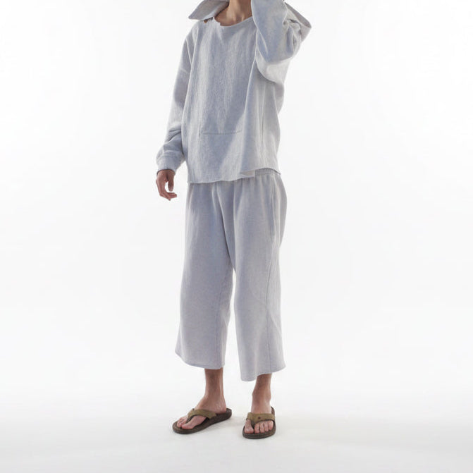 V1 GREY 3/4 SWEAT